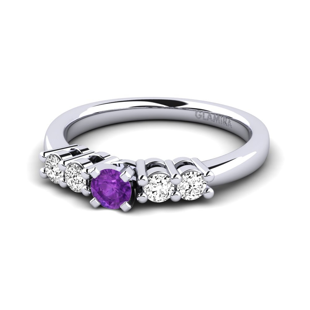 Amethyst Verlobungsring Fonda 0.16 crt