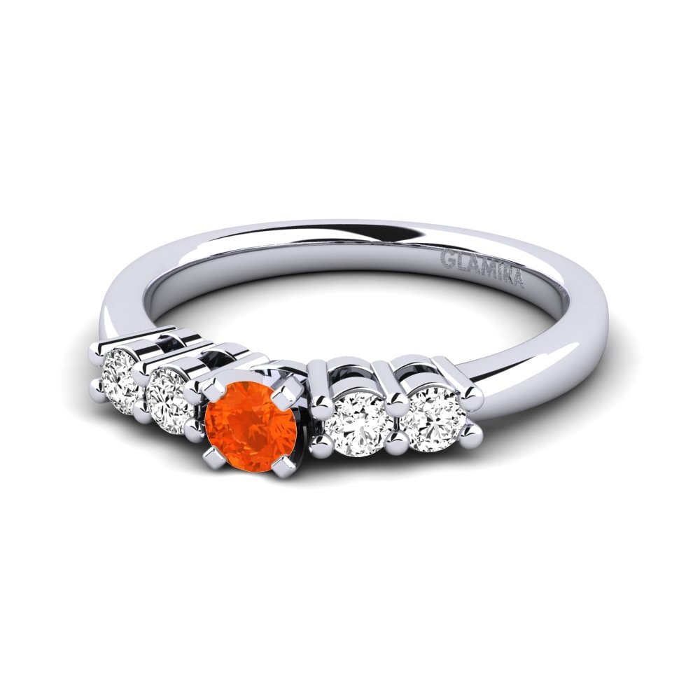Feueropal Verlobungsring Fonda 0.16 crt