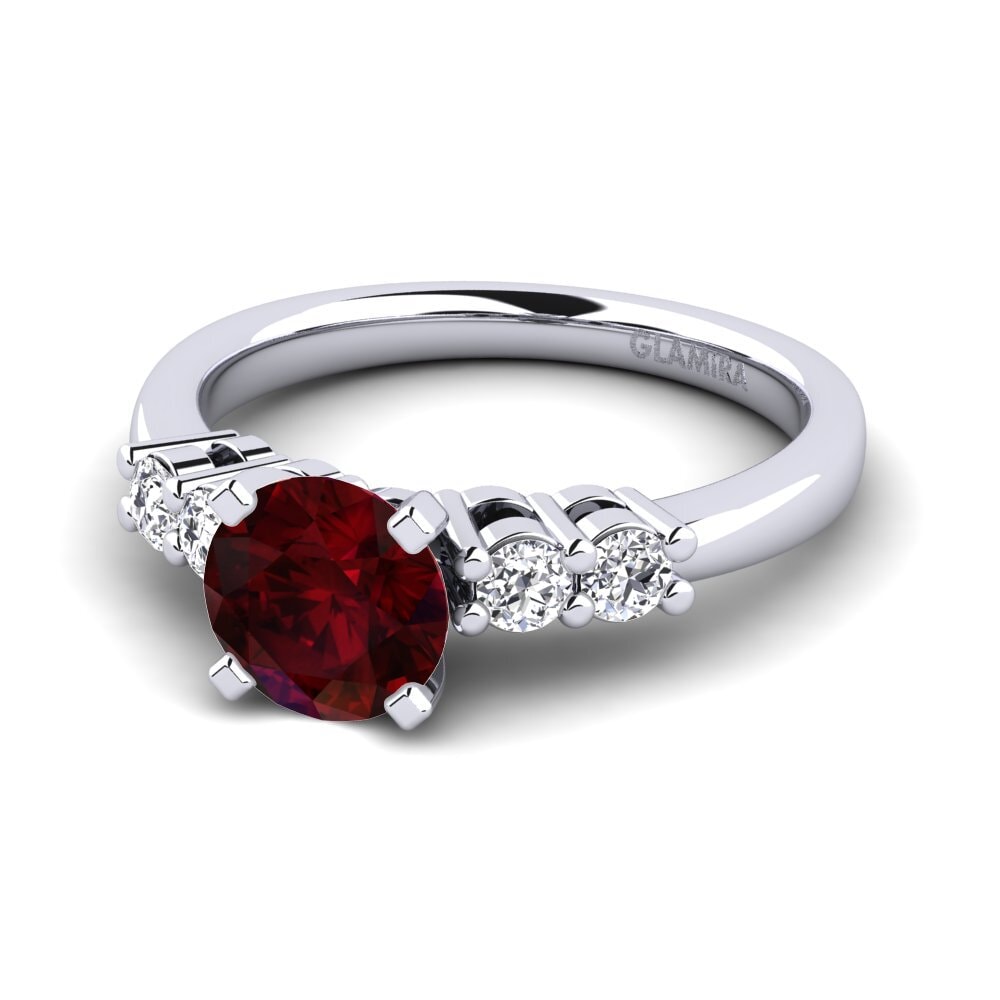 Garnet Engagement Ring Fonda 1.0 crt