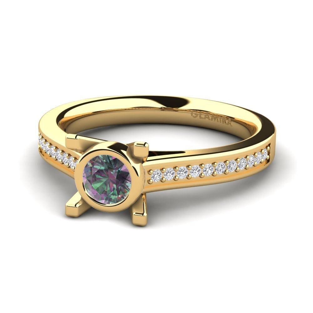 Mystic Topaz Engagement Ring Fontanne