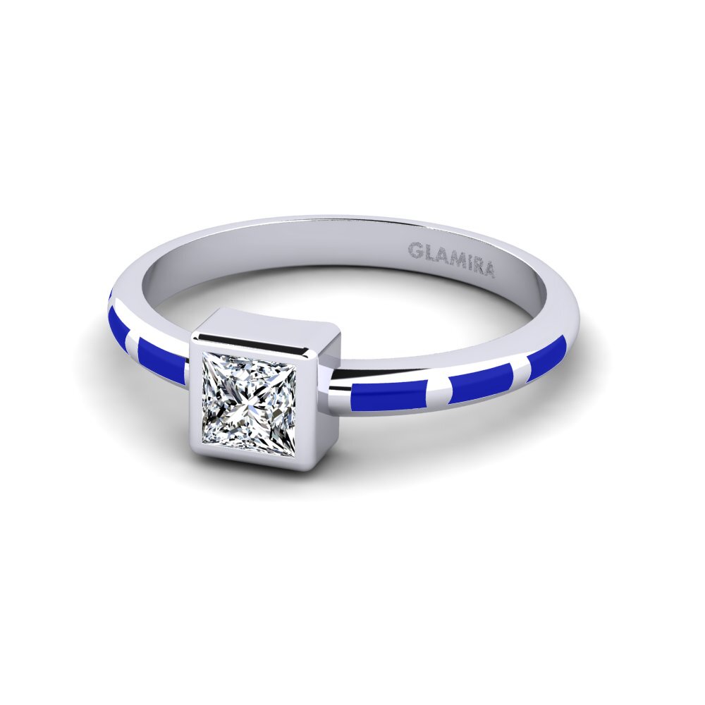 9ct White Gold Engagement Ring Forcomiced