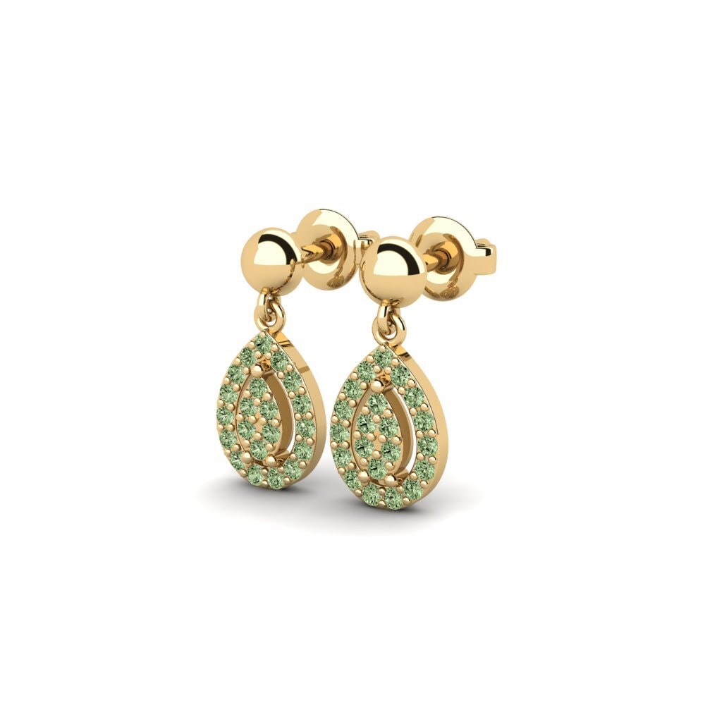Green Diamond Women's Earring Forsegle