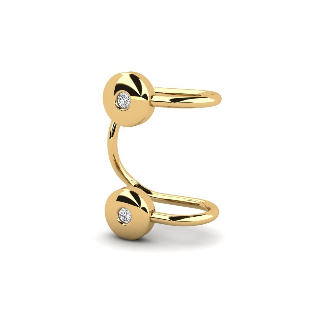 14ct Yellow Gold Lab Grown Diamond Women's Earring Forsyth