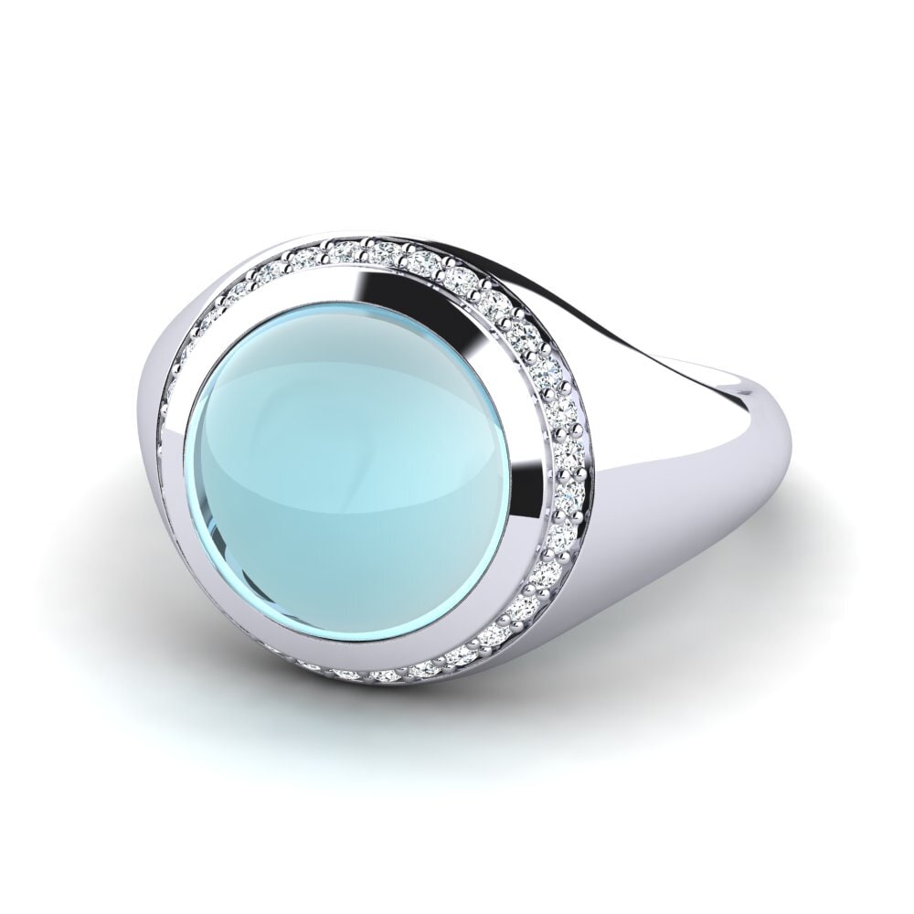 Cabochon Aquamarin Ring Fortnie