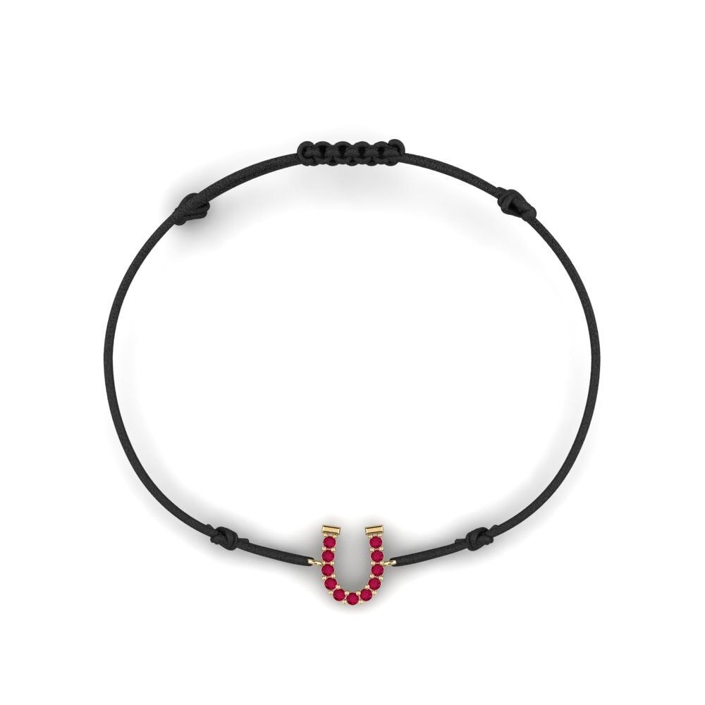 Ruby Cord Bracelet Foscadh