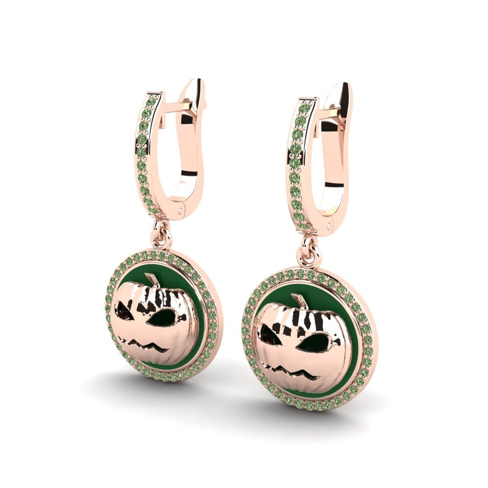 Diamante Verde Pendiente de mujer Fourmiller