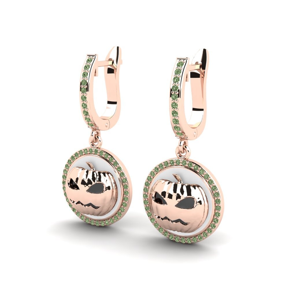 Diamante Verde Pendiente de mujer Fourmiller