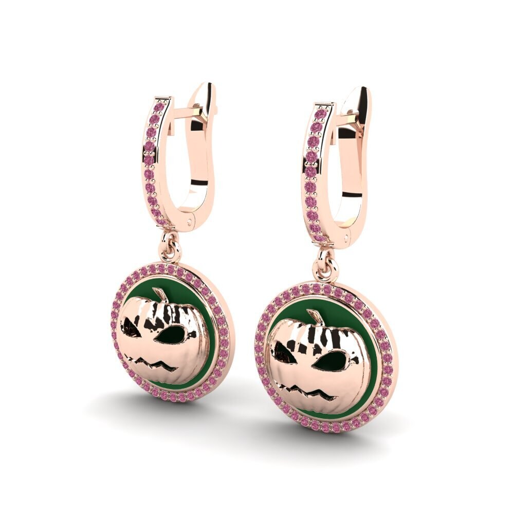 Rhodolite Garnet Women's Earring Fourmiller