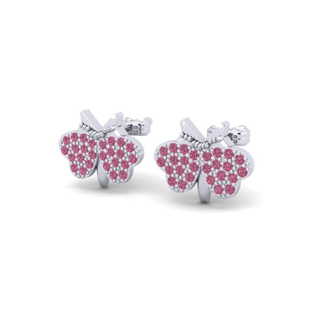 Rhodolite Garnet Earring Fracassant