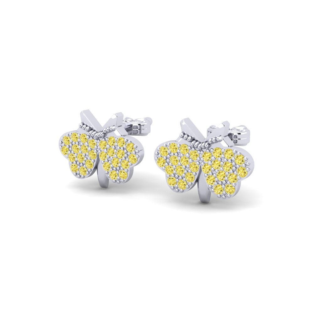 Yellow Sapphire Earring Fracassant