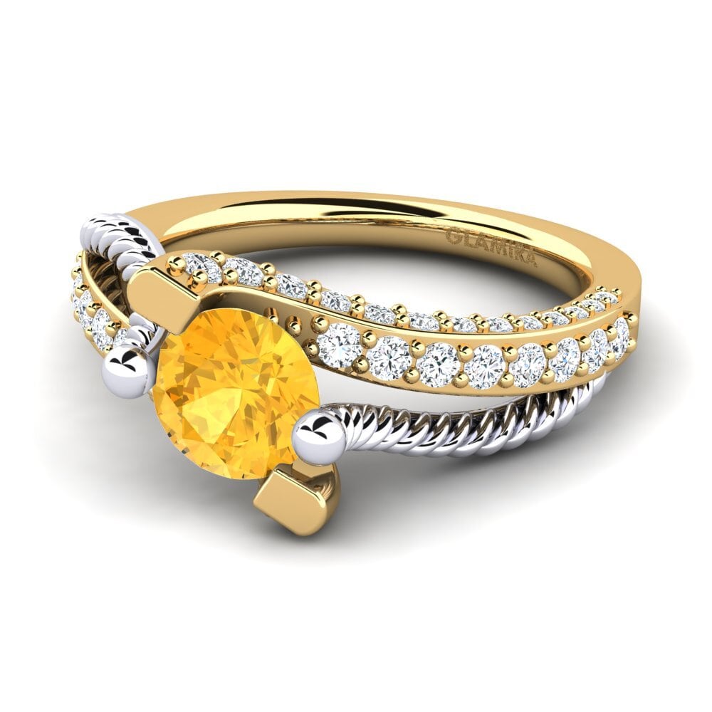 Citrine Engagement Ring Fraga