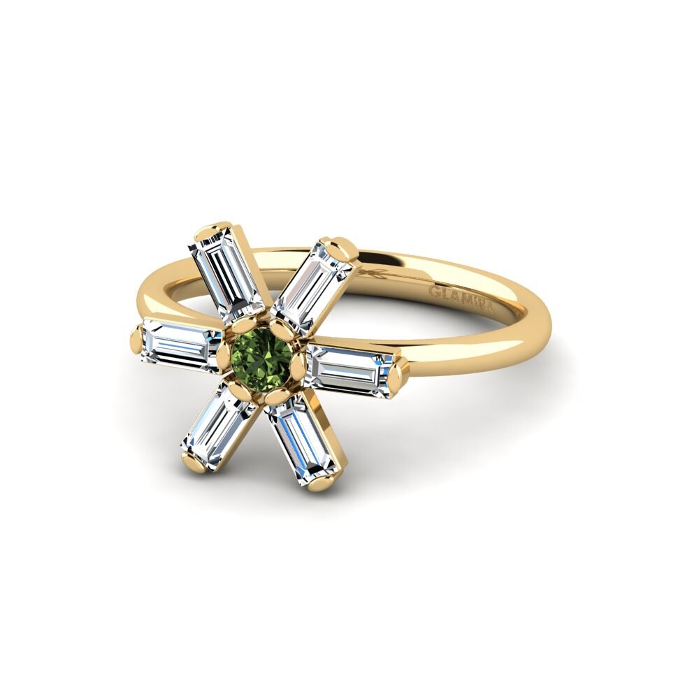 Safira Verde Anel Fraggrad