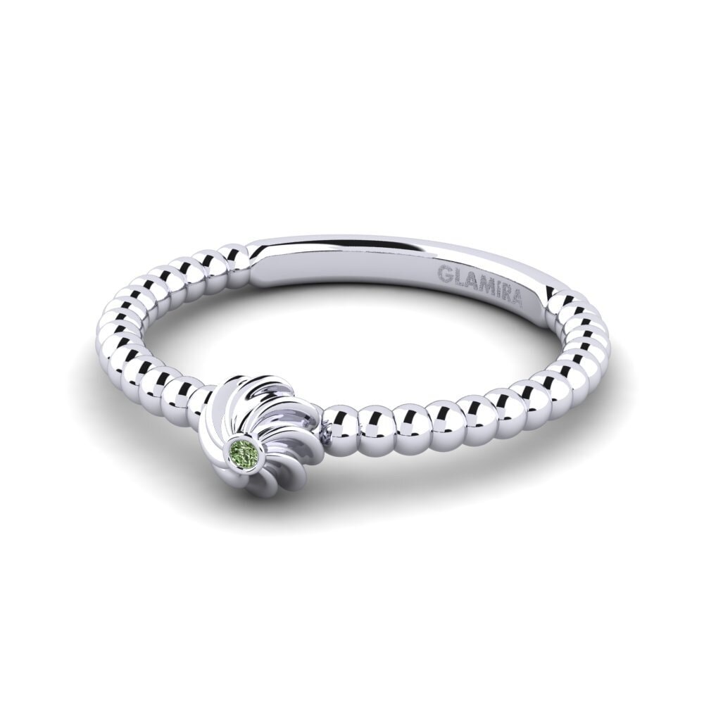 Diamante Verde Anillo Fragile