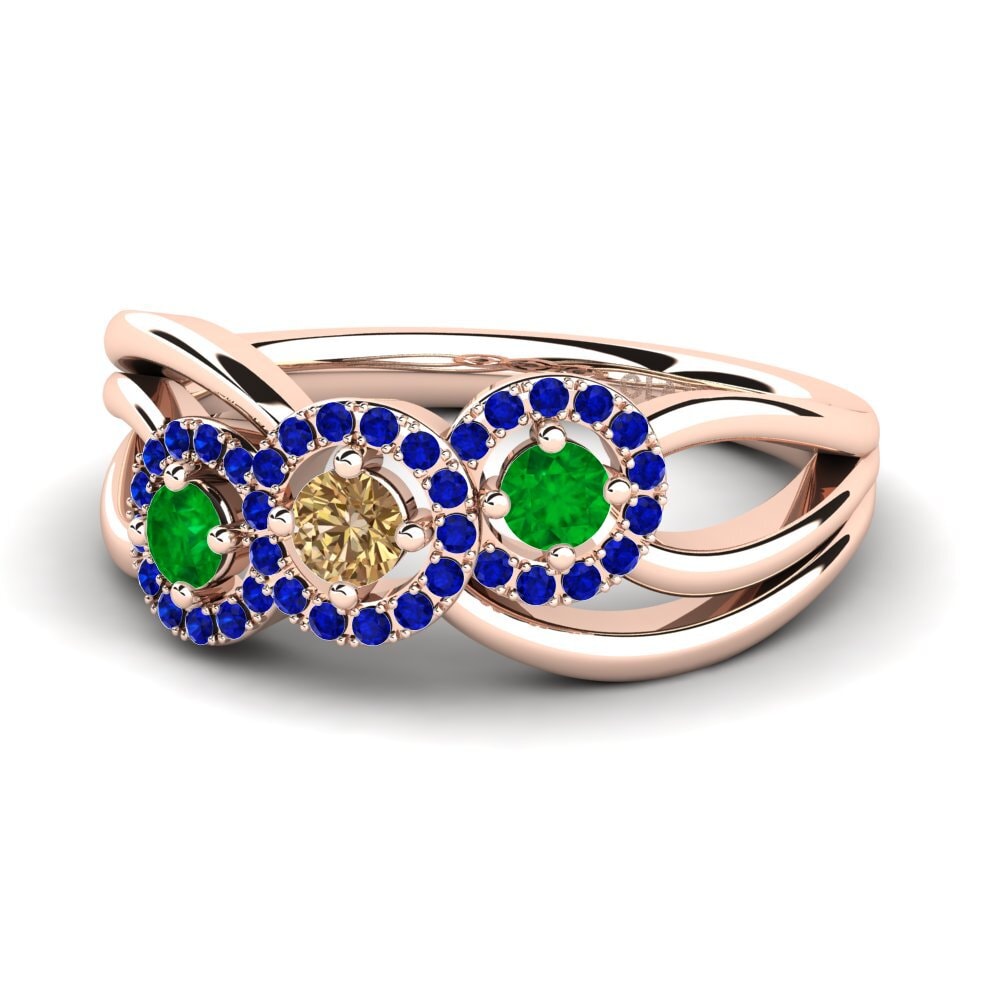 14ct Rose Gold Ring Frida