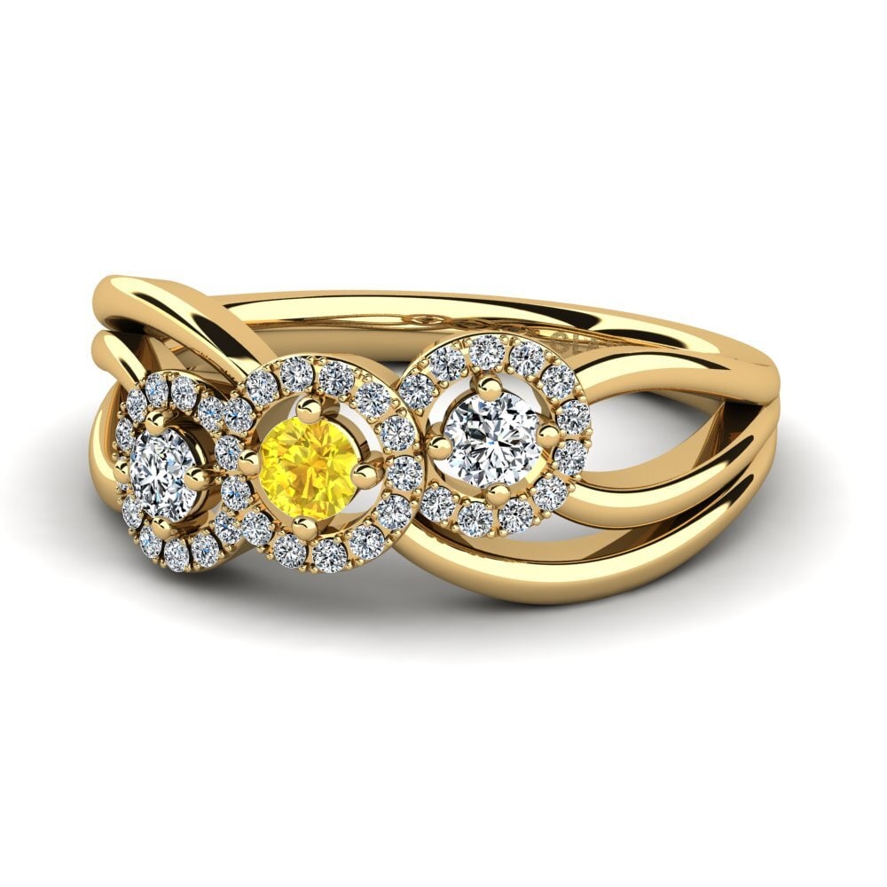 Yellow Sapphire Ring Frida