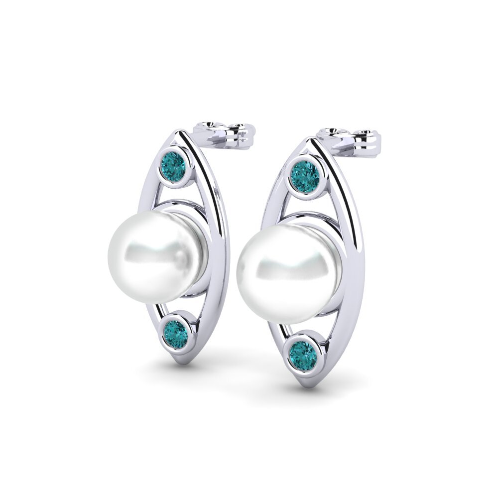 Blue Diamond Women's Earring Frisotter