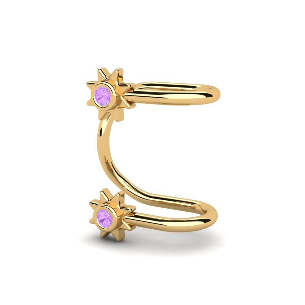 Amethyst Women's Earring Frolicked