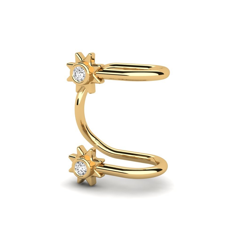Đá Moissanite Bông tai nữ Frolicked