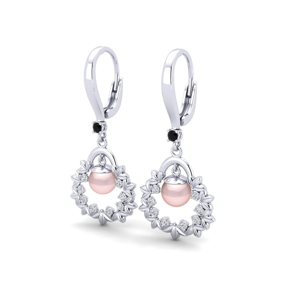 Diamante Negro Pendiente de mujer Fruitier
