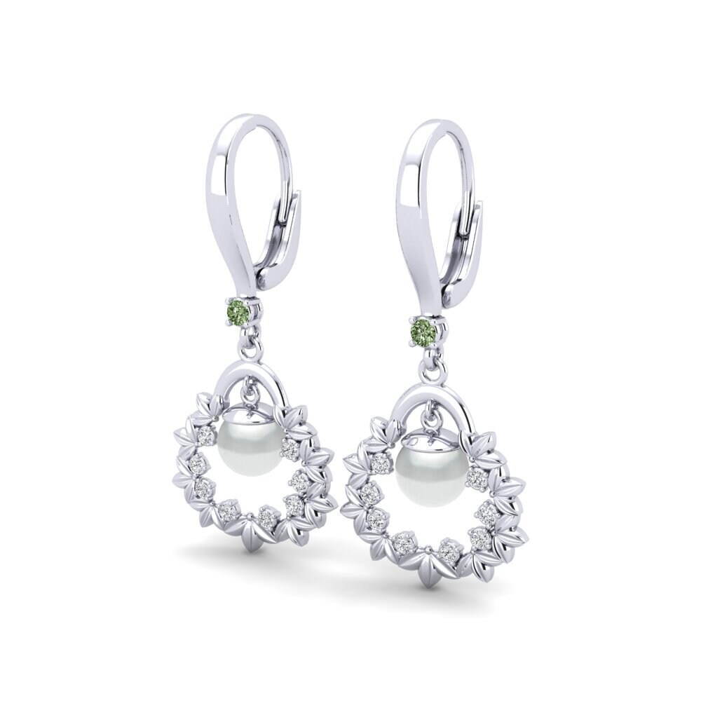 Diamante Verde Pendiente de mujer Fruitier