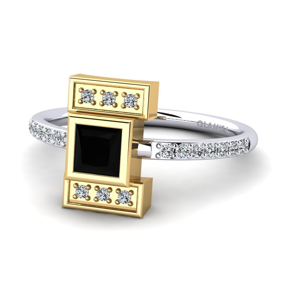 Black Diamond Engagement Ring Fuego