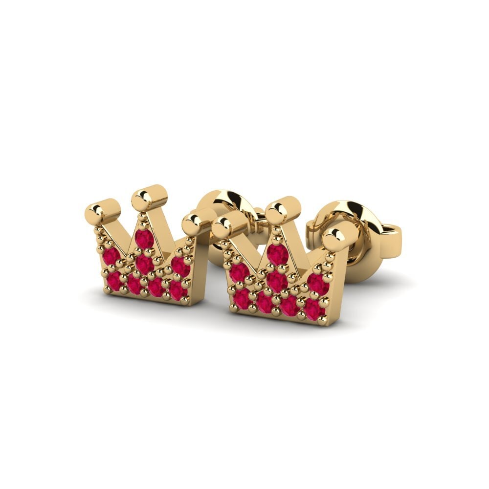 Ruby Kid's Earring Fuga
