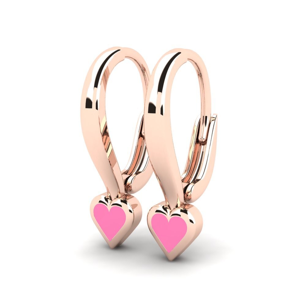 18ct Rose Gold Kid's Earring Fugalaau