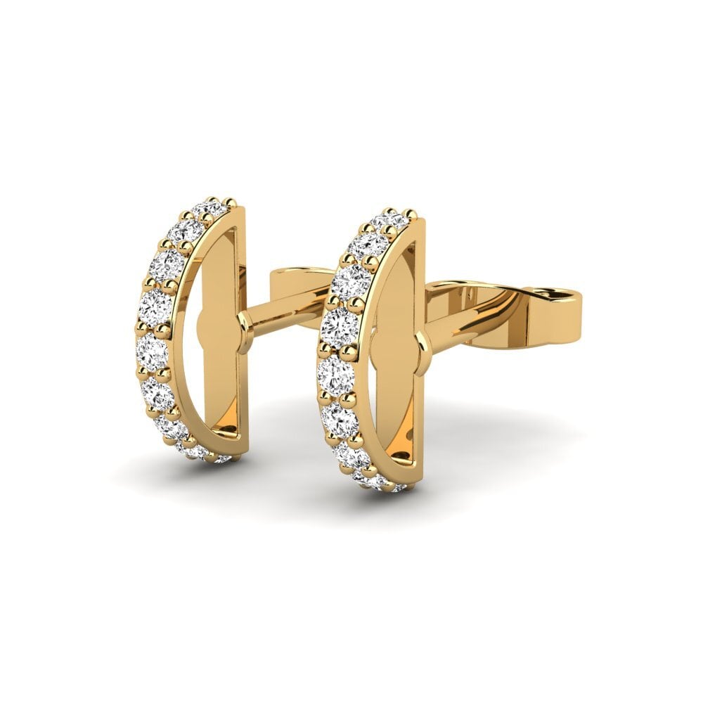 Đá Moissanite Bông tai nữ Fumiko