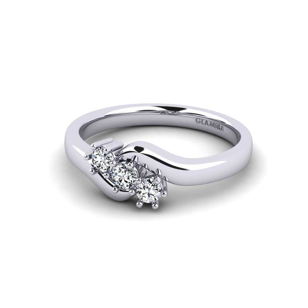 Zirconia Engagement Ring Ivy
