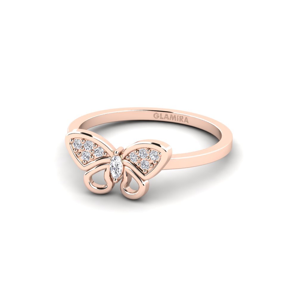 Rotgold 585 Ring Gael