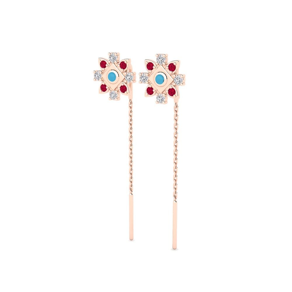 14k Rose Gold Women's Earring Gairdeachas