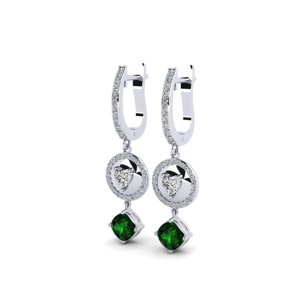Turmalina verde Pendiente de mujer Gaja
