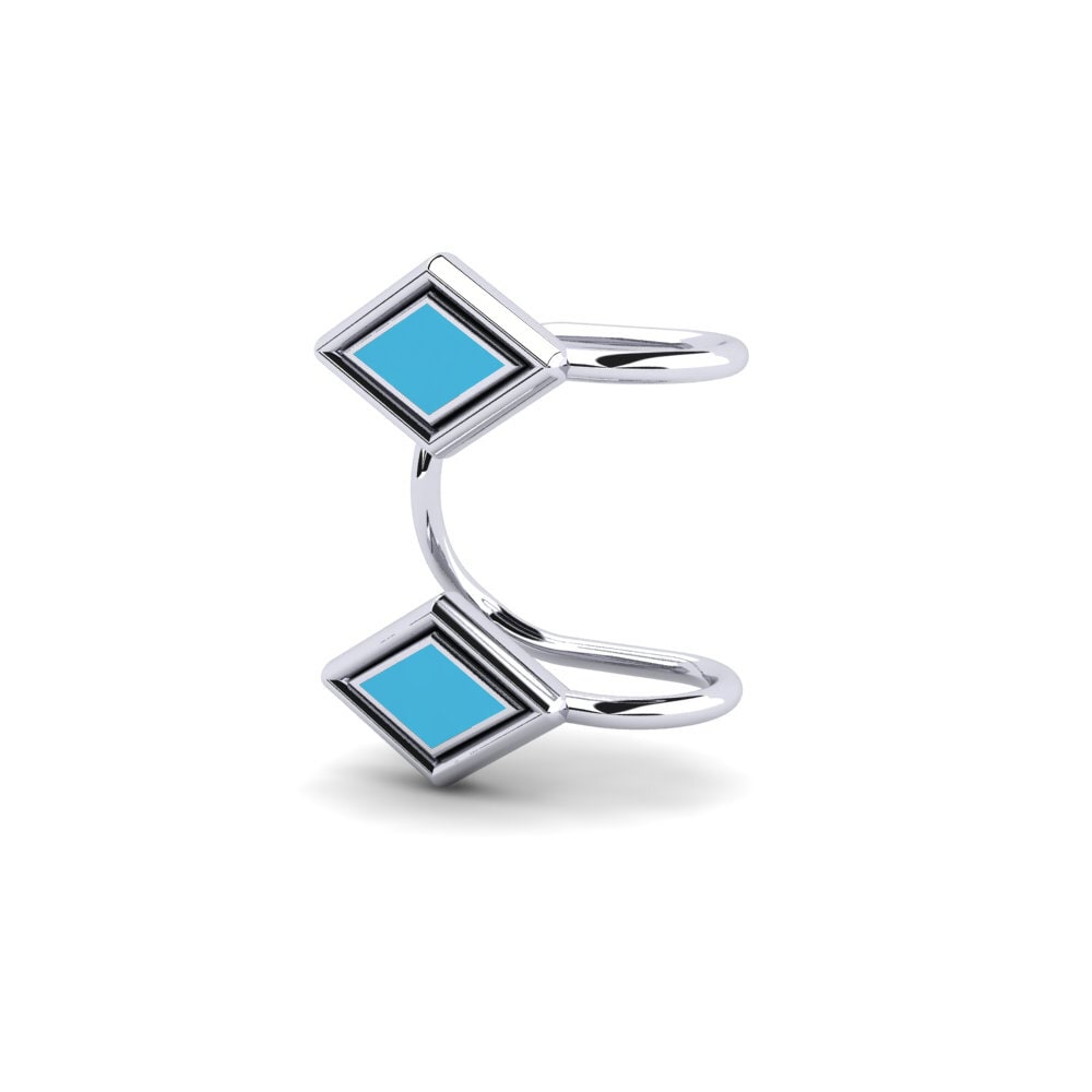 950 Platin Ohrringe Galaau