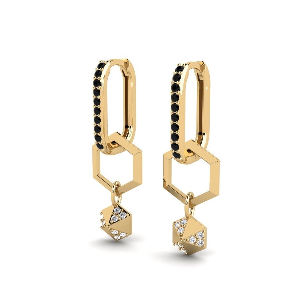 Nilam Hitam Anting-anting wanita Galatoomi