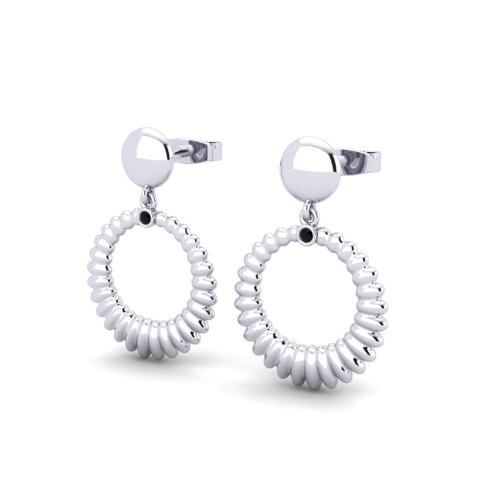 Black Onyx Women's Earring Galaxies