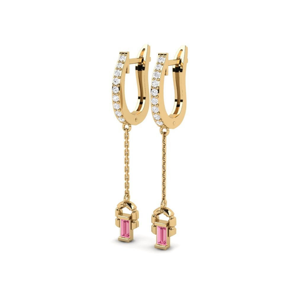 Pink Sapphire Women's Earring Gangra