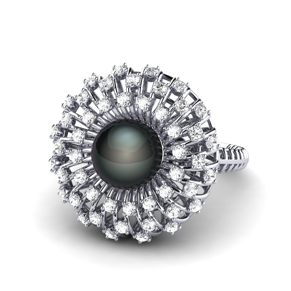 Weißer Saphir Ring Garagiste