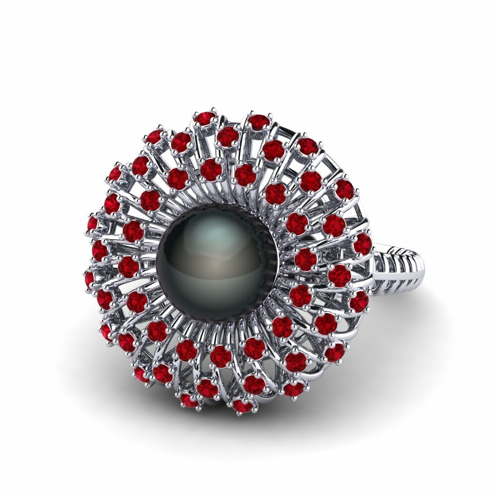 ruby-zirconia Cincin Garagiste