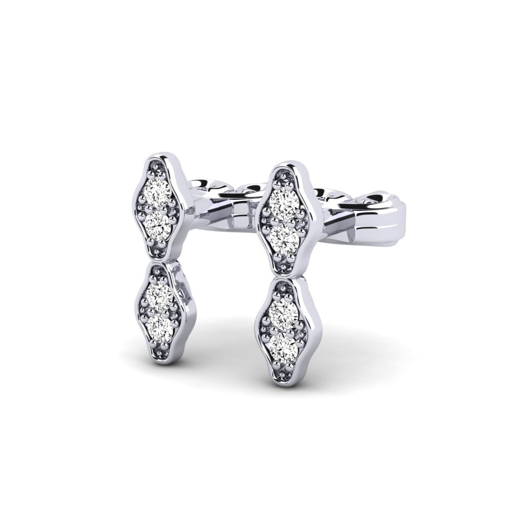 Đá Moissanite Bông tai nữ Garnison