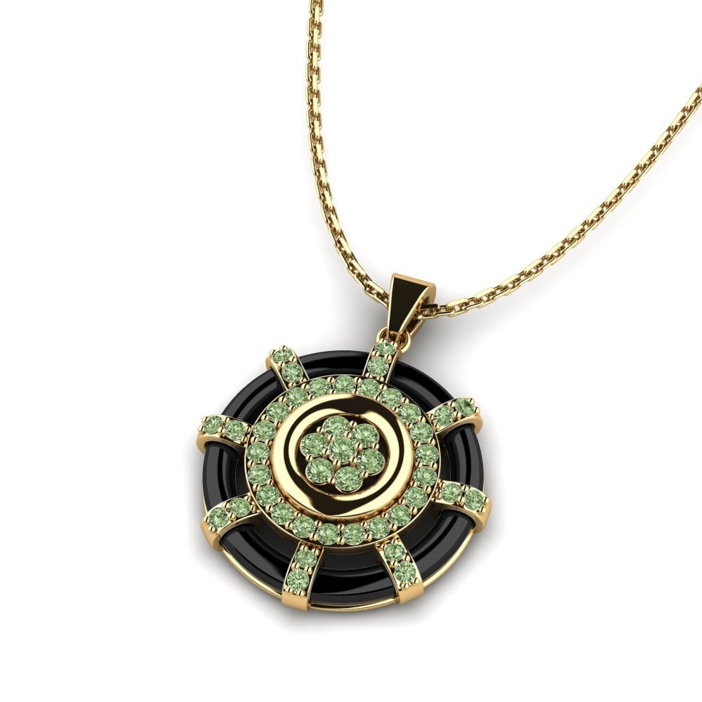 Diamante Verde Colgante de Mujer Garofalo