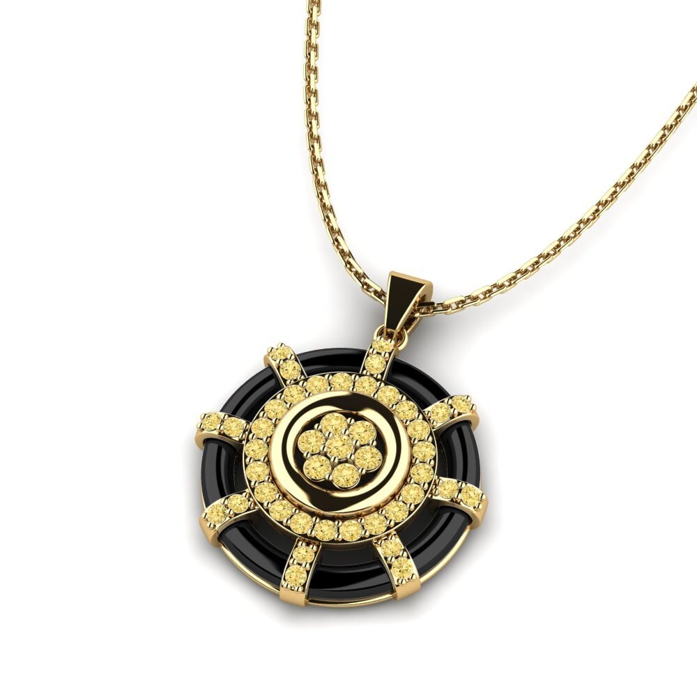 Diamante Amarillo Colgante de Mujer Garofalo