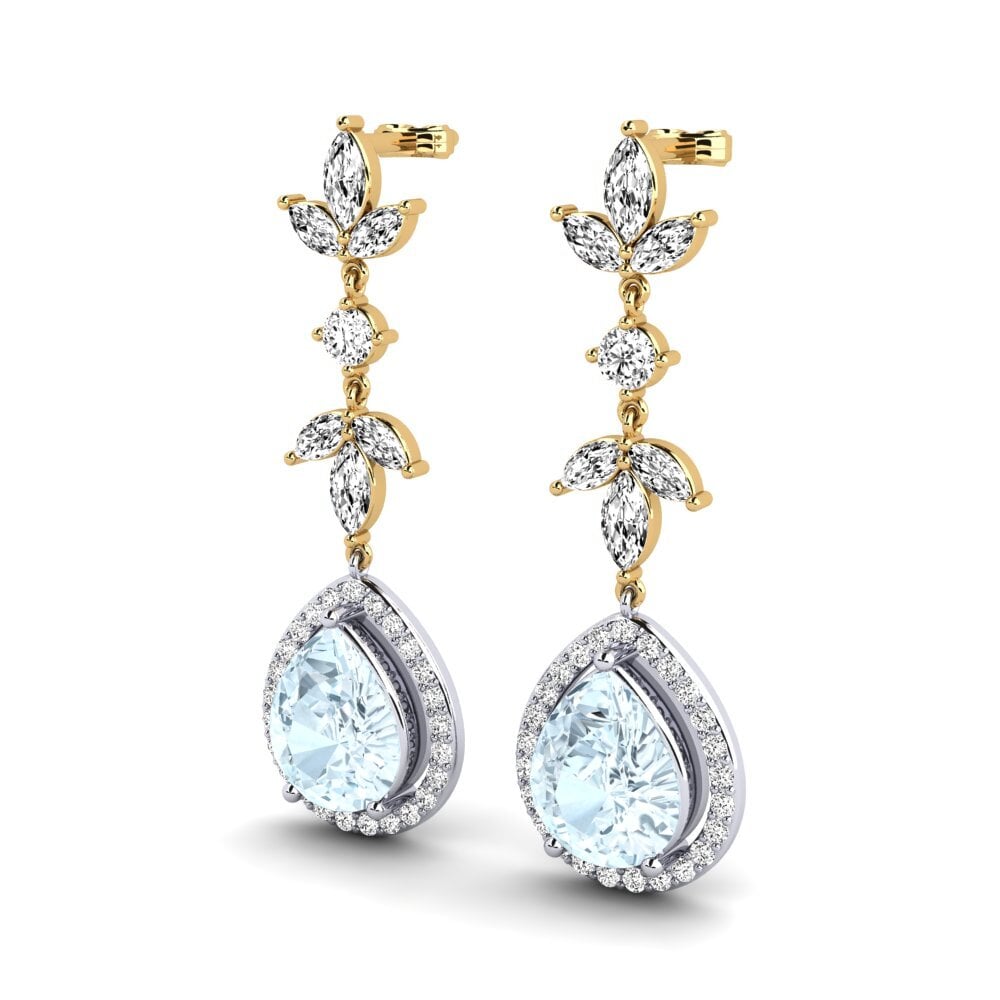 Aquamarine Women's Earring Gasto