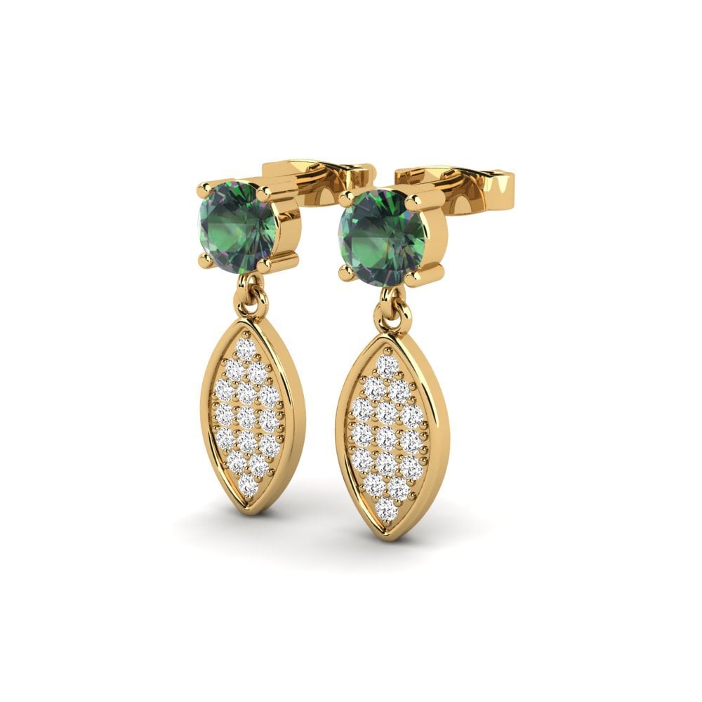 Đá Topaz Huyền Bí Bông tai nữ Gayatri