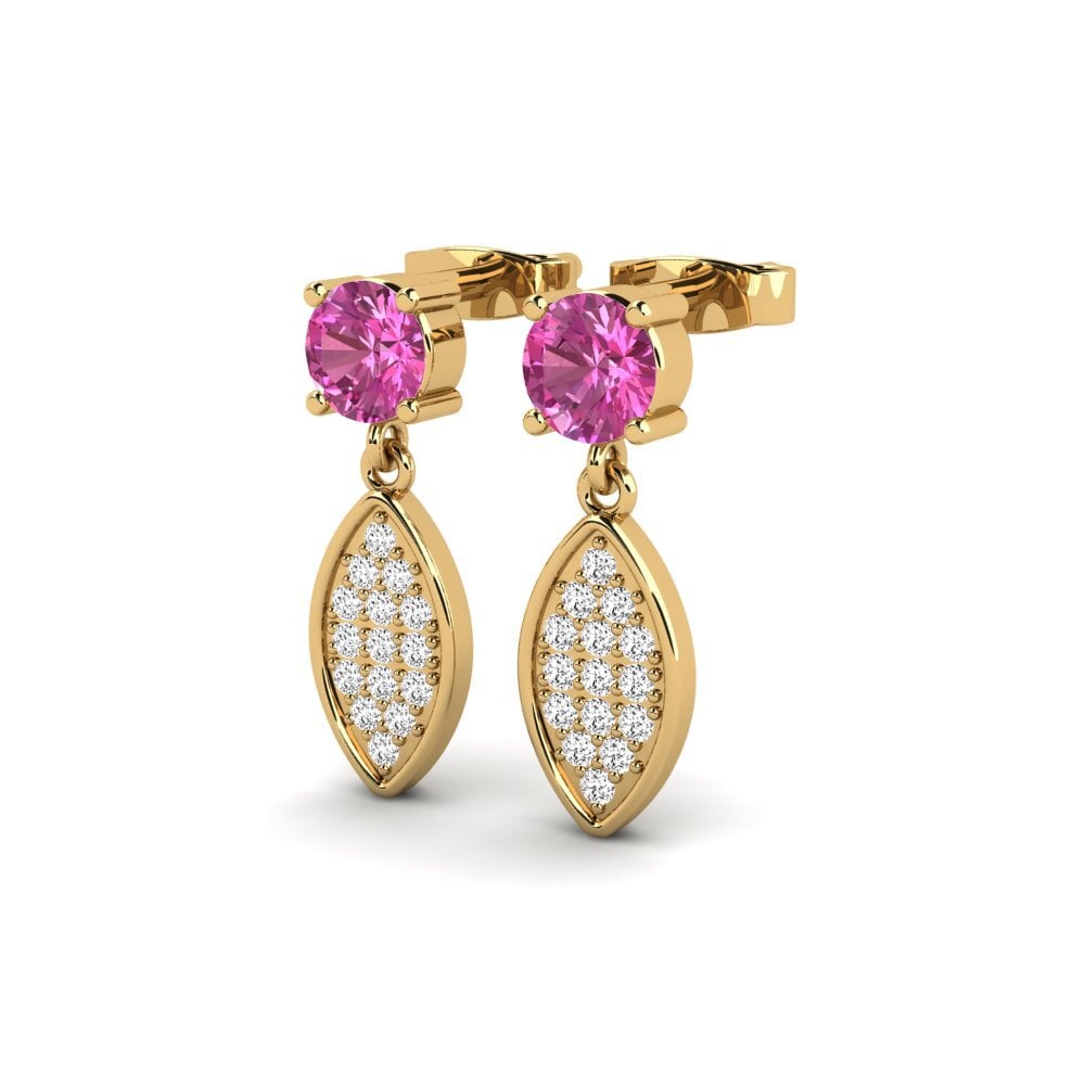 Pink Topaz Women's Earring Gayatri