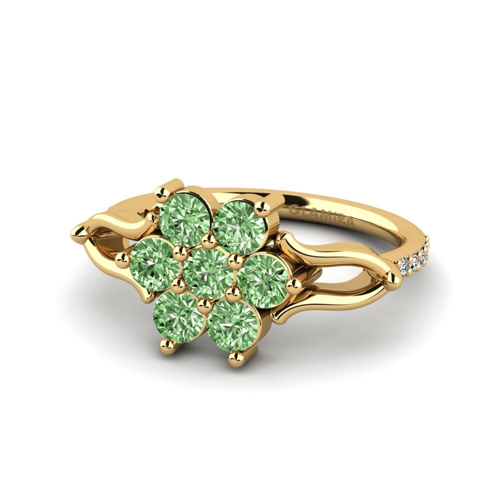Diamante Verde Anillo Gaynes