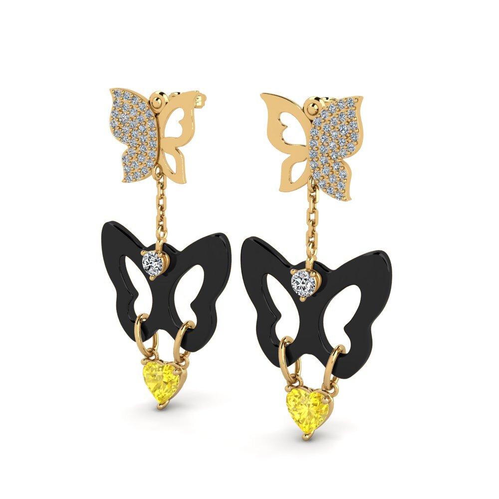 Yellow Sapphire Women's Earring Gayton
