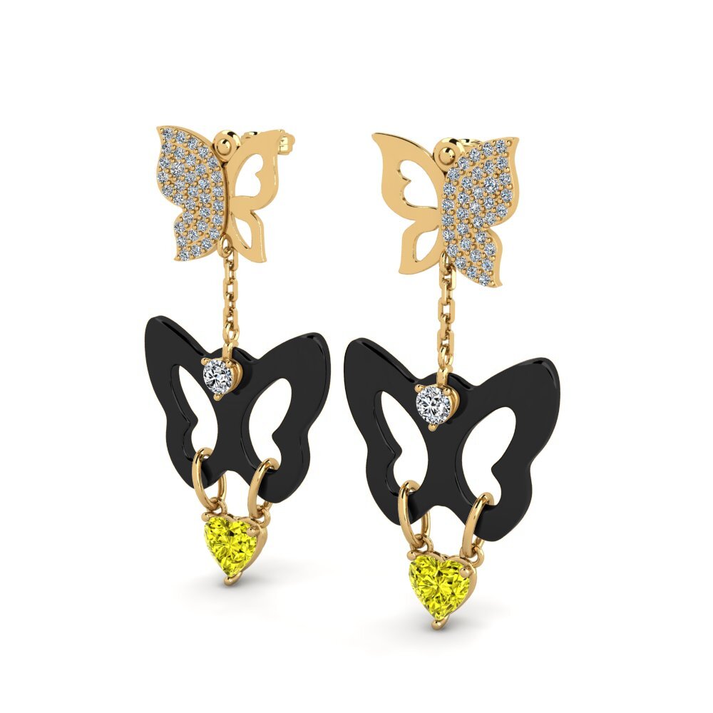 Yellow Diamond Women's Earring Gayton