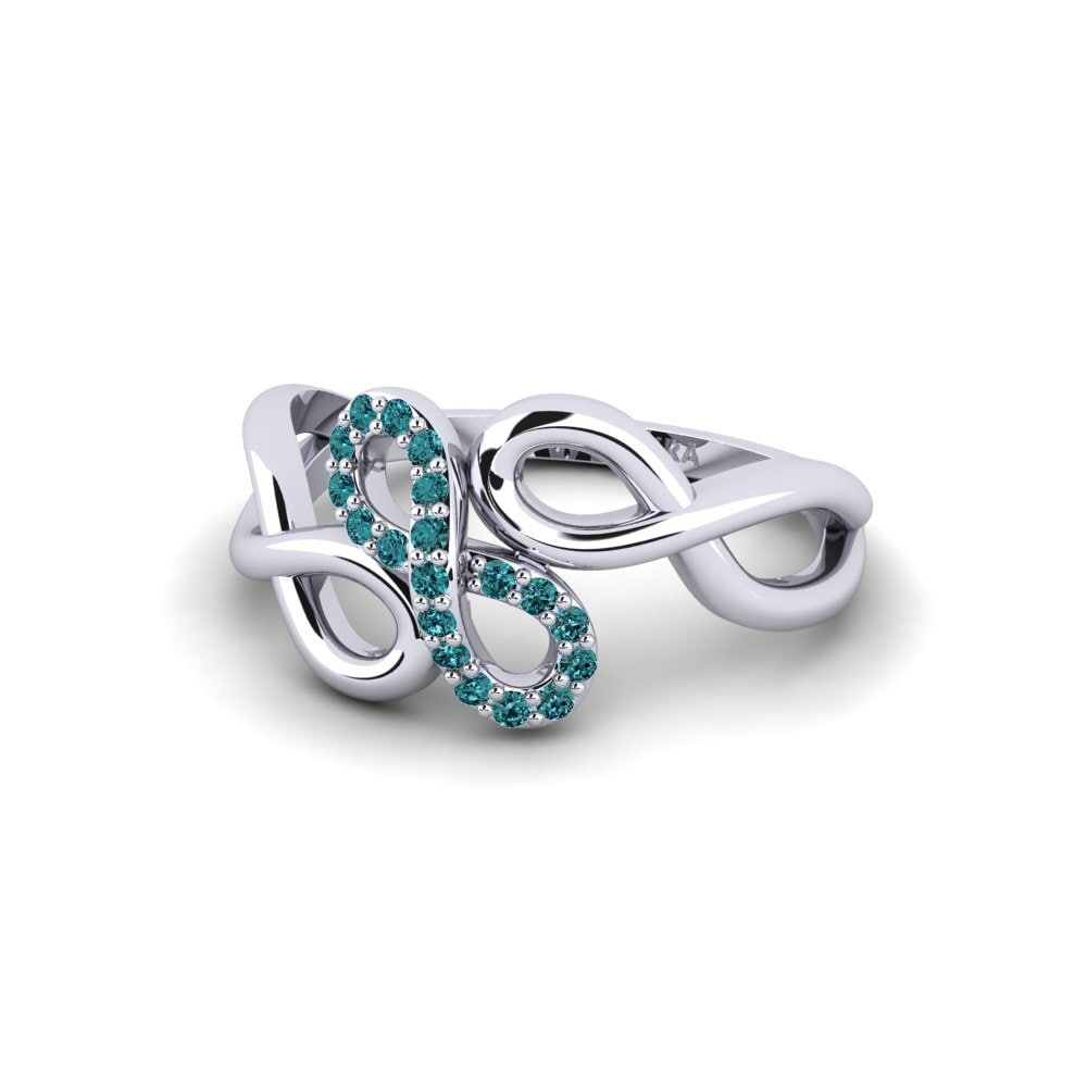 Blauer Diamant Ring Gdansk