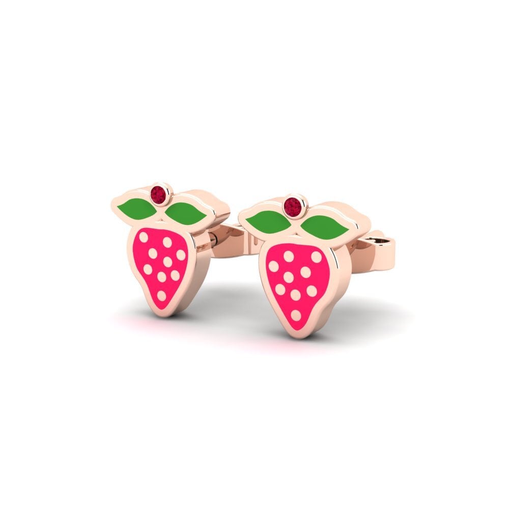 Rubis Boucle d'oreille enfant Geisa