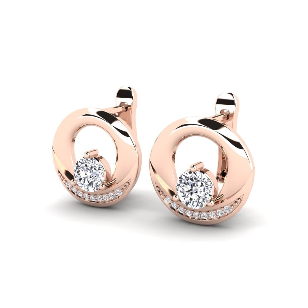 18ct Rose Gold Women's Earring Gelsomino